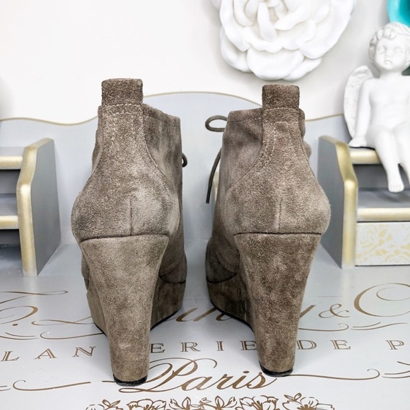 JESSICA Simpson Gray suede platform wedge booties - Picture 11 of 16